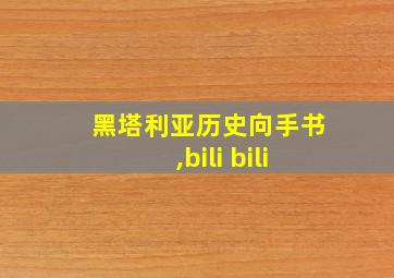 黑塔利亚历史向手书,bili bili